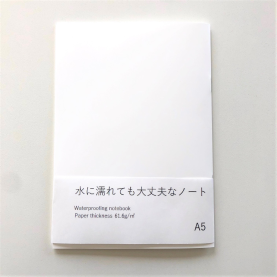 水に濡れても大丈夫なノート A5サイズ 40ページの商品画像