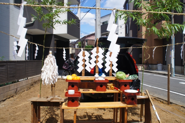 地鎮祭の写真