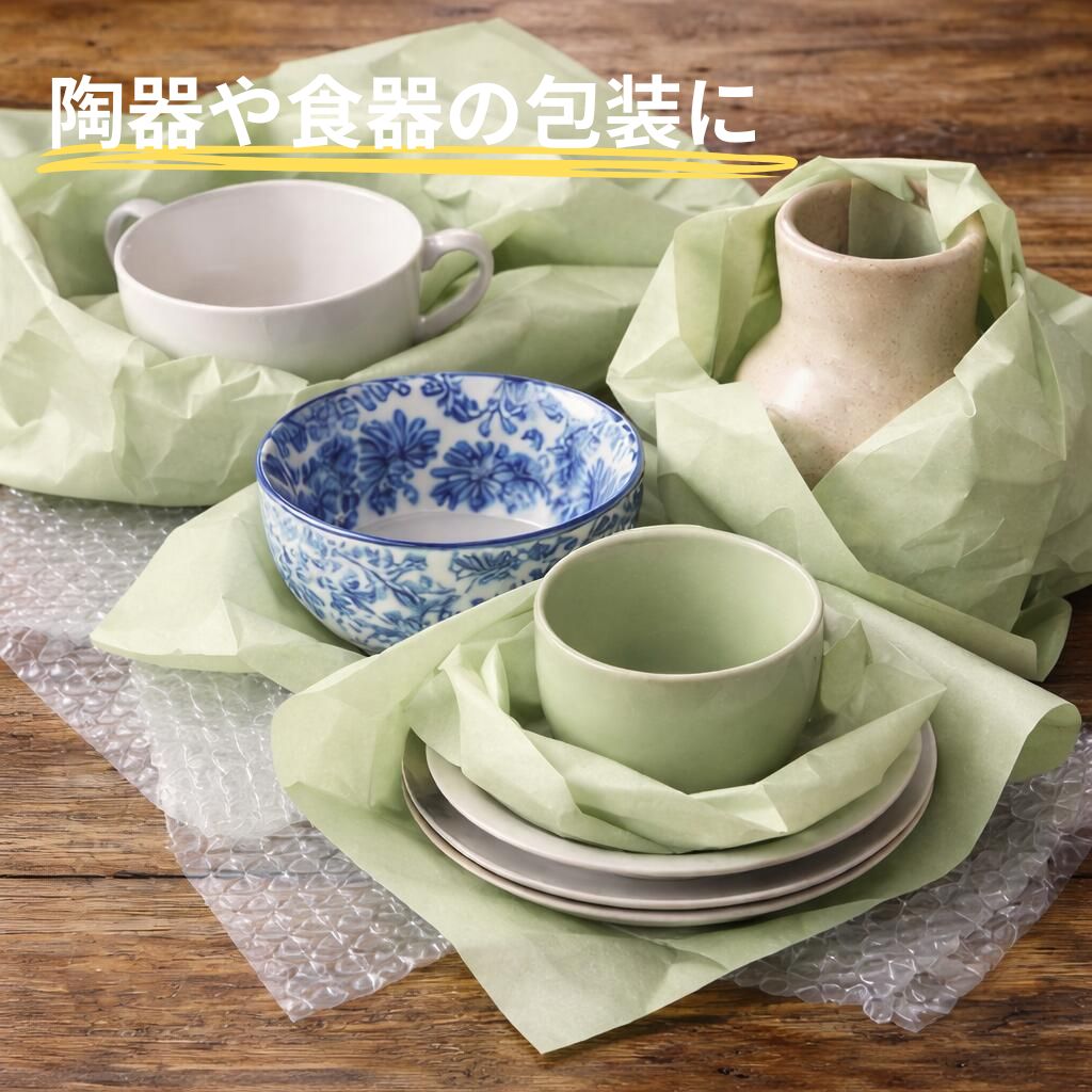 中筋ロール(日和色) うぐいす紙 23.5kg 半切 5000枚 商品画像サムネイル5