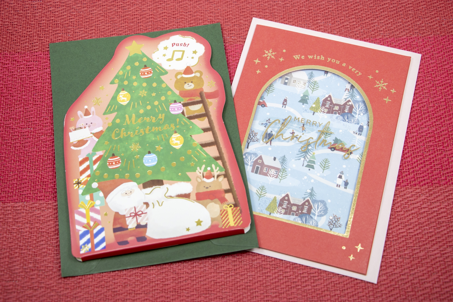 クリスマスカードの例