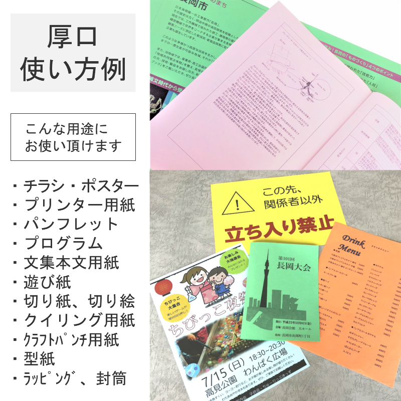 色上質紙 大王の色上質 厚口 B4 100〜1000枚 商品画像サムネイル7