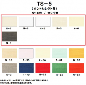 TS-5(タントセレクト5) 130kg(0.17mm)のカラーバリエーションなど