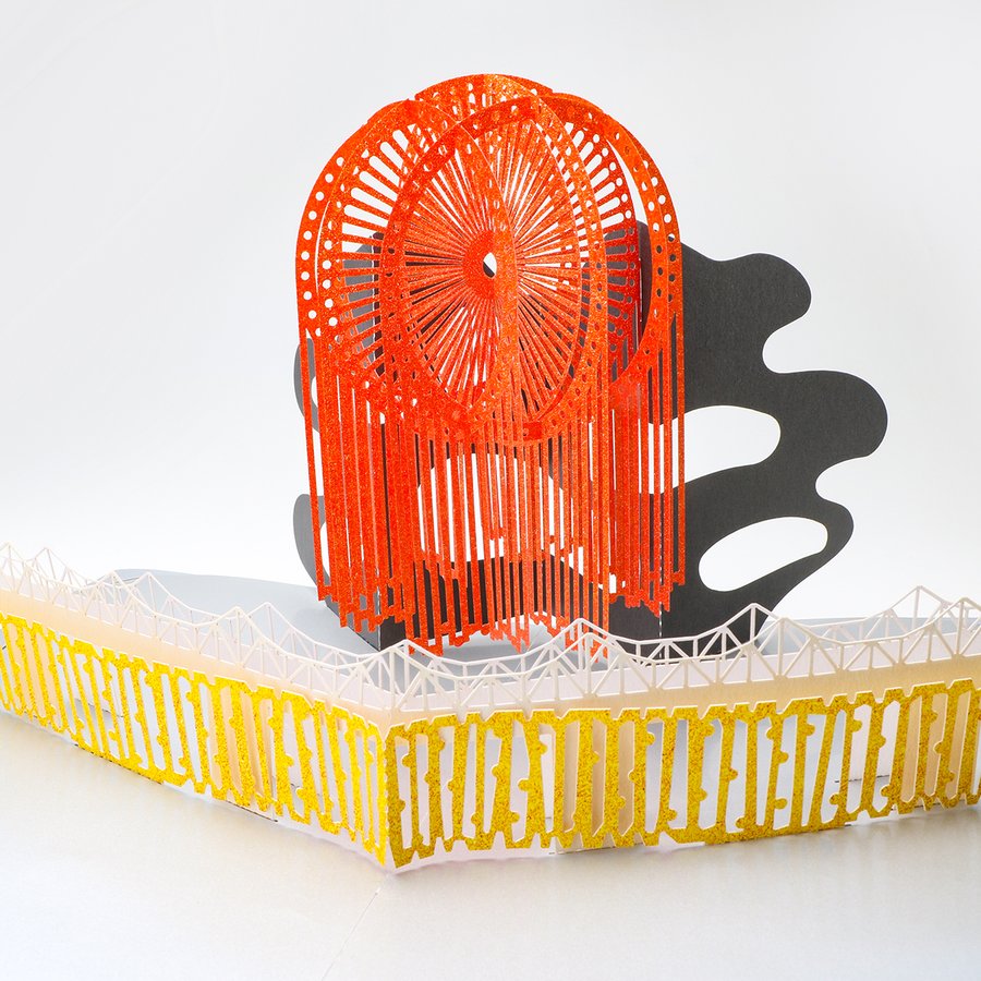 ［かみはなび-越後長岡-］３Ｄポップアップカード 正三尺玉-錦冠- 商品画像サムネイル2